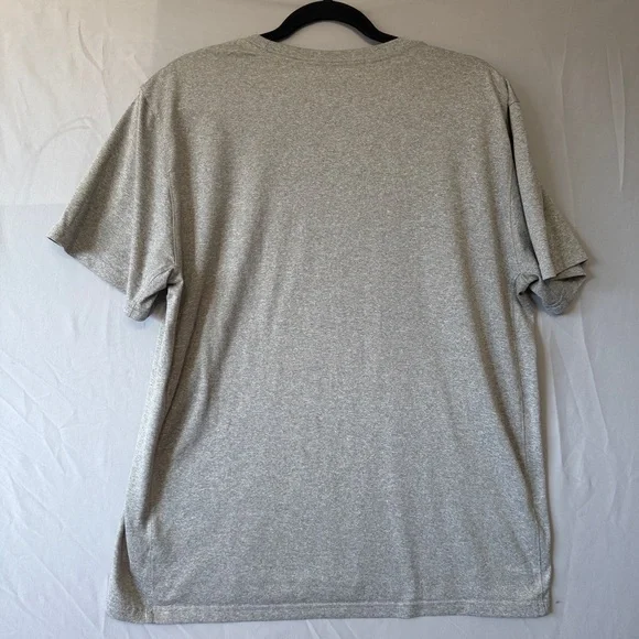 Nike Dri Fit Mens Tee Size XL Grey Gym Running Workout Athletic Sports Stretch - Picture 6 of 7
